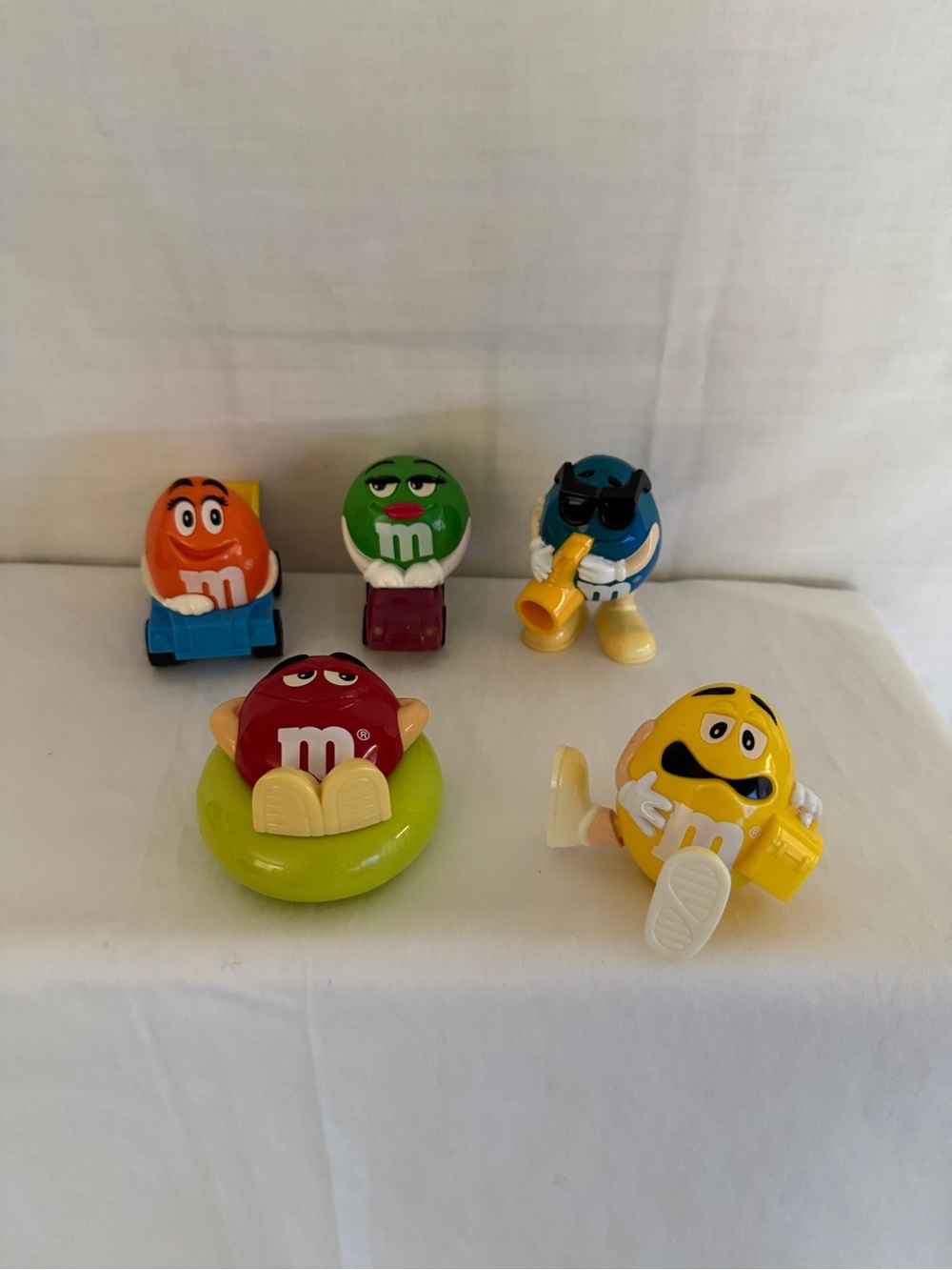 M&M'S Mini Character Figures - Yellow, Red, Green, Blue, Orange